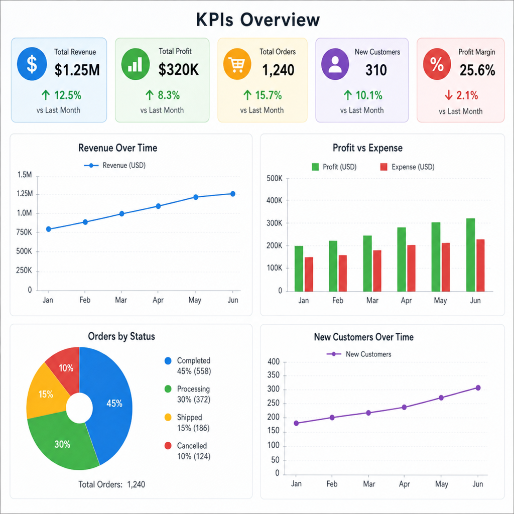 KPIs Overview Chart